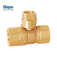 600 PSI WOG Brass Poj Niam Gas Pob Valve Rau Gas Piping Systems