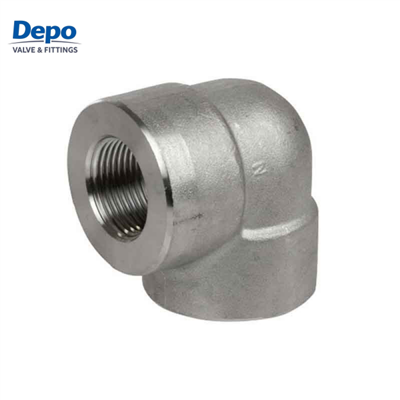 Forged Stainless Hlau 304 3000LB Threaded Luj Tshib Yeeb Nkab Fittings